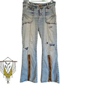 Jou Jou Vintage Bell Bottom Jeans - size 9/10